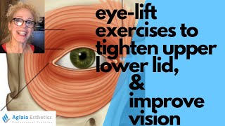 EYELIFT EXERCISES Tighten Eye Lids  IMPROVE YOUR VISION [upl. by Kyre]