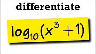 derivative of log10x31 [upl. by Anglim]