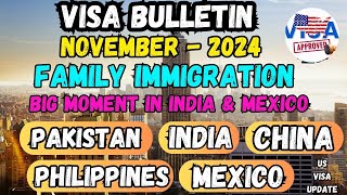 November 24 Visa Bulletin  Family Immigration  US Visa Updates [upl. by Aronoh429]