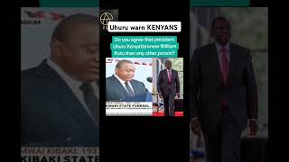 UHURU Emotional message to kenyans [upl. by Dania]