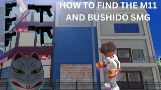 How to find the M11 and Bushido SMG in Zaibatsu Roblox [upl. by Ogg]