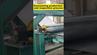 Galvanized steel coil production process displayshort [upl. by Aneret957]