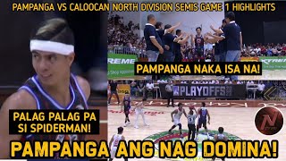 MPBL HIGHLIGHTS PAMPANGA VS CALOOCAN 2ND ROUND GAME 1 OCTOBER 27 2023 [upl. by Neelrihs490]