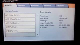 How to get into the Diagnostic Mode CE Mode Xerox WorkCentre 7425 7428 74357525753075357545 [upl. by Pomeroy725]