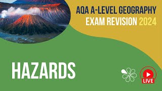 Hazards  AQA ALevel Geography Live Revision [upl. by Hgieloj]