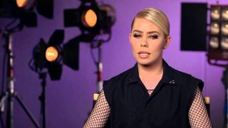 Pitch Perfect 2 Brigitte Hjort Sørensen quotCommissarquot Behind the Scenes Movie Interview  ScreenSlam [upl. by Roel]