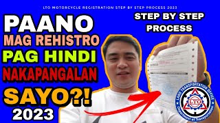 LTO MOTORCYCLE REGISTRATION 2023 PAANO MAG REHISTRO NG MOTORLTOSHEEPVLOGS [upl. by Denna]