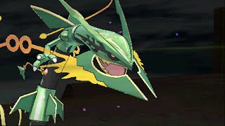 Pokemon Omega Ruby  Mega Rayquaza Zinnia amp Deoxys Delta Episode Ending [upl. by Ogden]