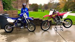 CRF 150r VS YZ 85 [upl. by Roe]