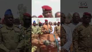 Ibrahim Traoré inaugure un complexe industriel militaire afrique burkinafaso [upl. by Corin]