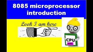 8085 microprocessor introduction Dr Manjusha Deshmukh [upl. by Esnahc]