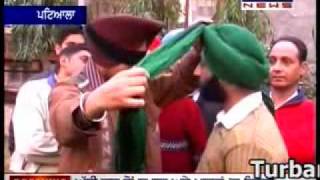 Turban tying videos Ferozpuria Dastar Academy BathindaPunjab Pagg Sikho 9463595040 [upl. by Ahcorb]