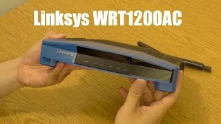 Linksys WRT AC1200 DualBand WiFi Wireless Router Unboxing [upl. by Ivah]