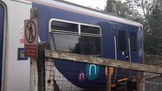 Furness Vale Station level crossing Saturday 18 2020 [upl. by Ajar]