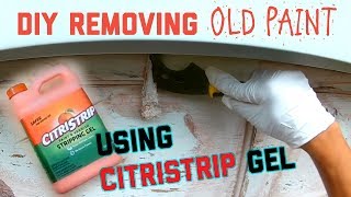 How to remove old paint using Citristrip Paint Remover Gel [upl. by Croix]