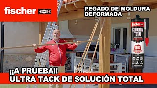 ¡Aprende a Pegar Molduras de Madera Rápidamente con Solución Total de fischer 🛠️ [upl. by Marquez]