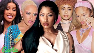 Nicki Minaj Clocks DojaCat amp Cardi B on PressPlay🤭⁉️Ice Spice Diss to LATTO gose viralampMore☕️ [upl. by Tab]