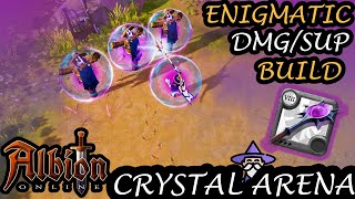 Enigmatic Staff DamageSupportTank Build  Crystal Arena Crystal RankSeason 23  Albion Online [upl. by Orgalim]