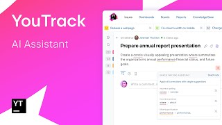 YouTrack AI Assistant German [upl. by Irwinn]