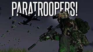 Stealth Paradropping Behind Enemy Lines  Arma 3 Milsim Operation [upl. by Akirderf]