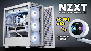 The Ultimate NZXT Build  H7 Flow RGB  Kraken Elite Gaming PC Build  Strix RTX 4090 Ryzen 9 7950X [upl. by Vatsug]