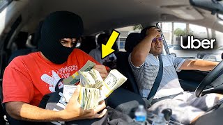 Bank Robbery Prank on Ubers [upl. by Mayor]