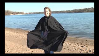 Showing off my salon capes at the lake in 2015 [upl. by Coonan]