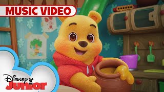 Playdate with Winnie the Pooh Theme Song 🎶  Official Music Video  disneyjr [upl. by Krall716]