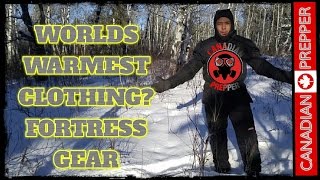 The Warmest Winter Survival Clothing Fortress Gear  Canadian Prepper [upl. by Natsirhc]