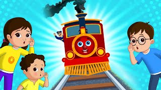 Chuk Chuk Rail Gadi  Train Song  Hindi Rhymes for Children  FunForKidsTV Hindi Rhymes [upl. by Rusert290]