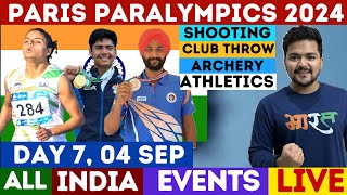 🔴Gold Medal Event  Paris Paralympics 2024  Archery Final Match  Club Throw Final Match [upl. by Ecilahc]