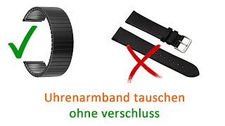 Smart Watch Armband tauschen und schick machen Uhrarmband [upl. by Sergei]