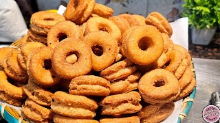 Crispy Donut Biscuits  Christmas Donuts [upl. by Aneleiram]