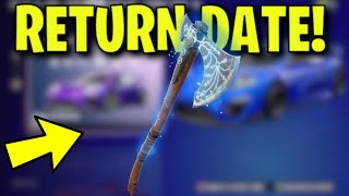 LEVIATHAN AXE RETURN DATE in FORTNITE ITEM SHOP Leviathan Axe Pickaxe Returning [upl. by Nnairahs769]