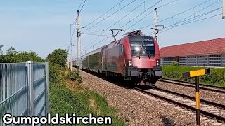 Züge in Gumpoldskirchen RJ CJ uvm  Trainspotten 99 [upl. by Eenrahc491]