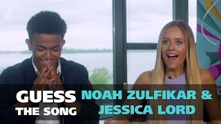 Guess the Song with Noah Zulfikar amp Jessica Lord from The Next Step [upl. by Kanter]