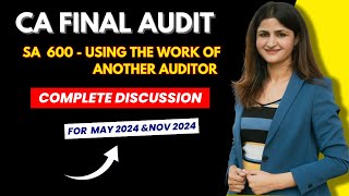 CA FINAL  CA FINAL AUDIT  SA 600  600 SERIES  NEW SYLLABUS  SA REVISION  MAY 2024 ONWARDS [upl. by Nois]