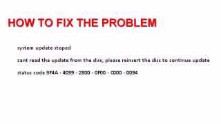 HOW TO FIX XBOX 360 ERROR CODE Status Code 3F4A  4099  2800  0F00  C000  0034 [upl. by Leahcimed236]