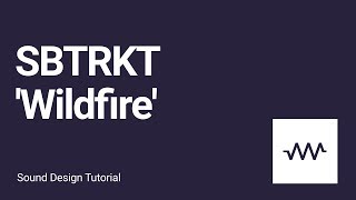 How to make the bass sound for SBTRKT Wildfire [upl. by Anella128]