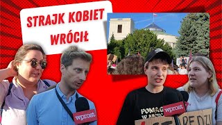 Strajk Kobiet przed Sejmem Lempart Wy jesteście ch a nie demokraci [upl. by Moht]