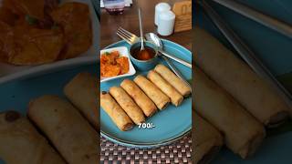 Rs700 ke Spring Rolls vs Rs 60 ke Spring Rolls  Cheap Vs Expensive Food in Delhi 😍 [upl. by Atsirtal146]