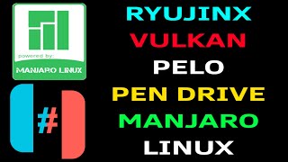 RYUJINX VULKAN PELO PEN DRIVE NO MANJARO LINUX [upl. by Mcfarland]