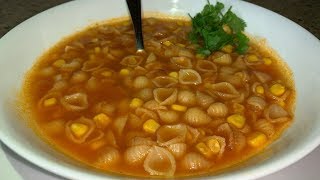 HOW TO MAKE MEXICAN SHELL SOUP  SOPA DE CONCHAS [upl. by Ialokin]