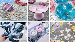 10 Easy Epoxy Resin Ideas that WOW😍 Next Level DIY Resin Art [upl. by Llerrej]