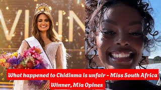 Chidinma Adetshina Miss South Africa Winner Talks About Chidinma’s Controversy During Media Round [upl. by Nylaret347]