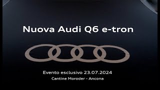 Nuova Audi Q6 etron [upl. by Senaj]