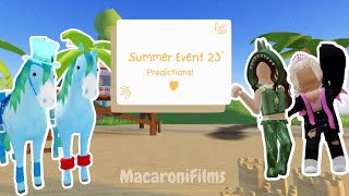 Wild horse Islands Summer Event 23 Predictions w JuneBear [upl. by Oberon]