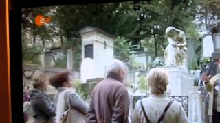 Thierry Le Roi au Père Lachaise par la ZDF Télévision Allemande [upl. by Sera]