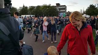 Inveraray amp District pipe band after winning Worlds 2017 [upl. by Delainey668]