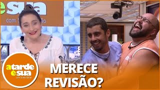 Quebraram a regra Sonia Abrão opina após Tiago e Scooby vencerem prova do líder no BBB22 [upl. by Niatirb]